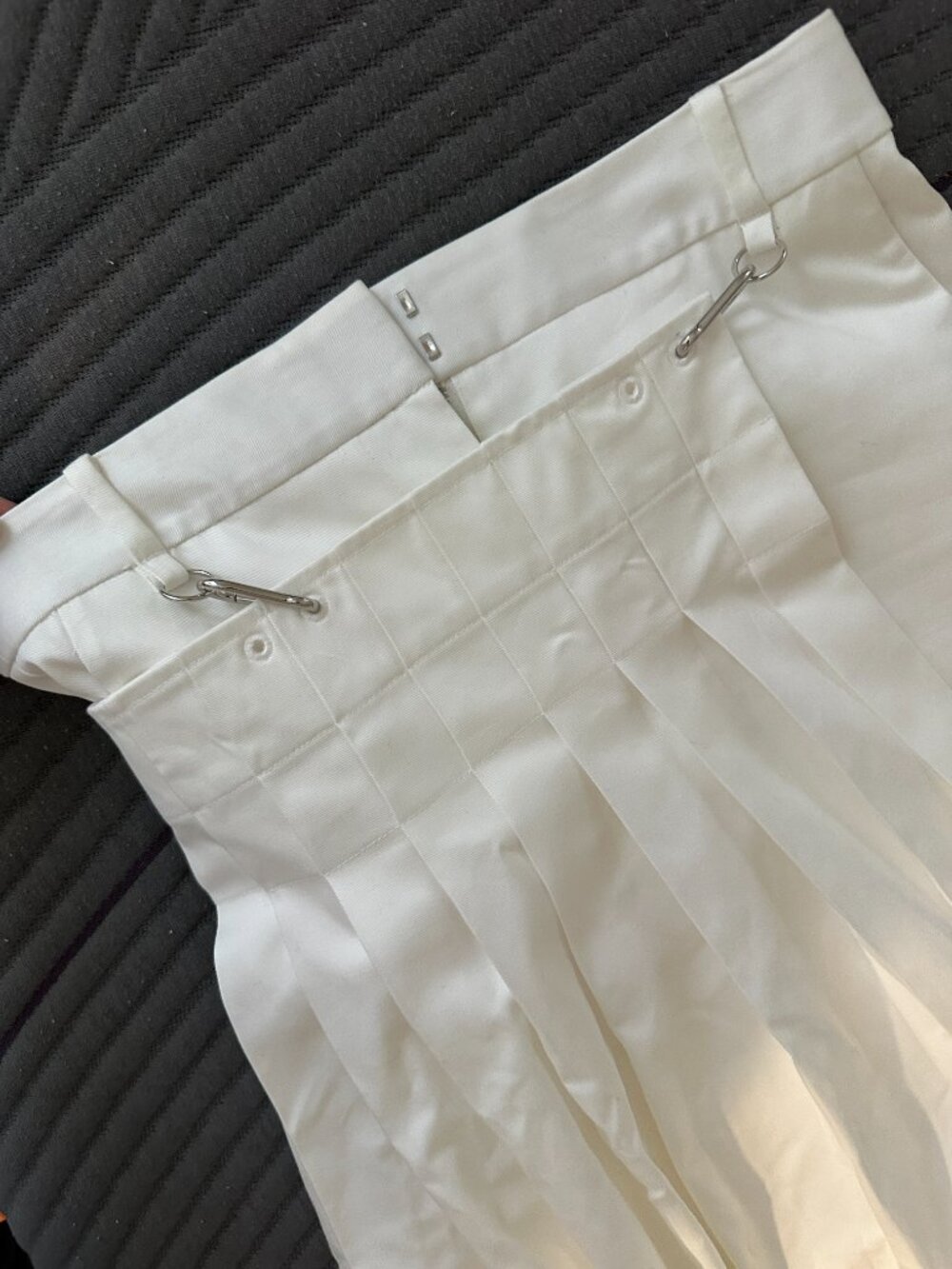 Tibi Chino Convertible Pleated Skirt (Retail price: $745.00) - Picture 2 of 10